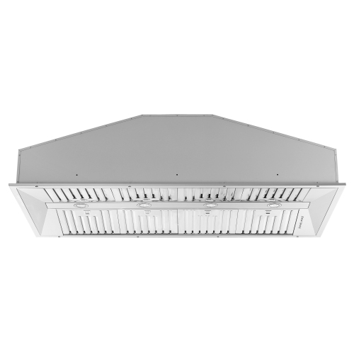 Image 1 de 5.. Forno Altilia – Hotte de cuisinière encastrée de 60&nbsp;po, acier inoxydable, éclairage LED, filtres à déflecteur