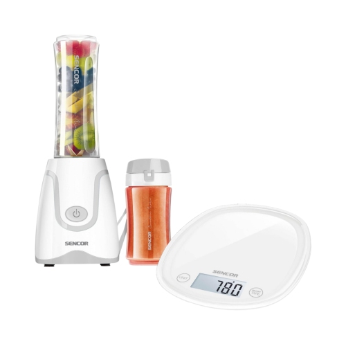 Sencor SBL2200 Smoothie Blender & SKS30 Kitchen Scale Bundle