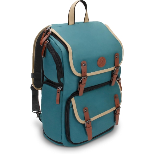 GOgroove Full-Size Camera Backpacks for Photographers - DSLR Camera Backpack with 15.6 in. Laptop Space, Accessory Storage, Tripod Holder