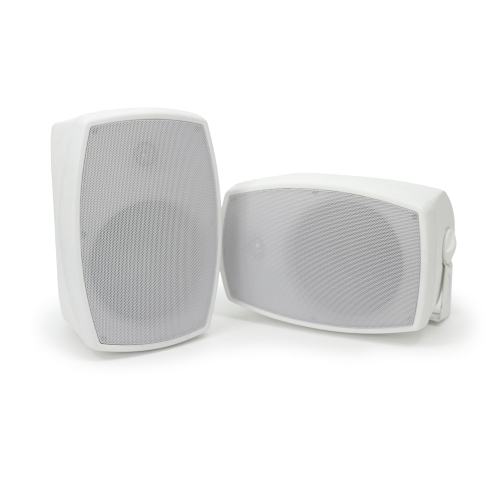 Haut-parleur HI FI intérieur/extérieur Granite 400 de 5,25 po d'Omage - Blanc - GR405-W.