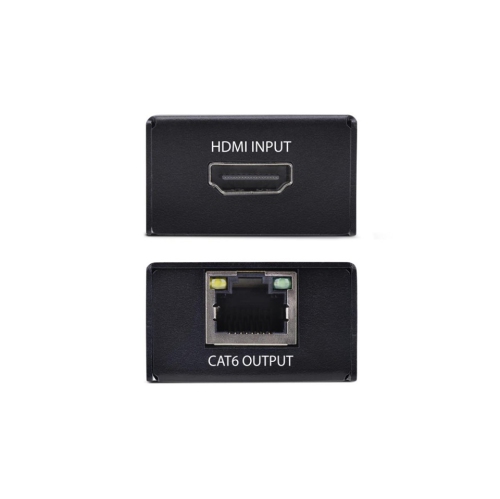 STARTECH HDMI Extender over CAT5e/CAT6, 4K 60Hz, 200ft, Power over Cable, Compact Form Factor, Transmitter and Receiver Kit