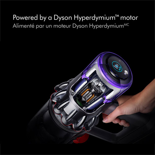 Dyson Outsize Total Clean Cordless Stick Vacuum with Extra Battery - Nickel/Red