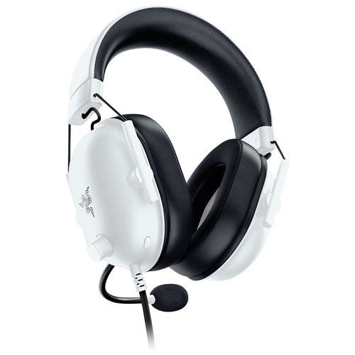 Casque de jeu BlackShark V2 X de Razer pour PS5 - Blanc