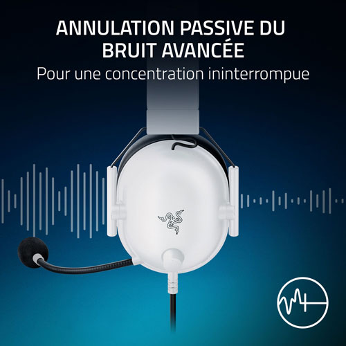 Razer BlackShark V2 X Gaming Headset for PS5 - White