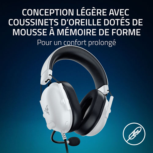 Razer BlackShark V2 X Gaming Headset for PS5 - White