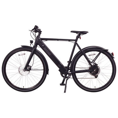 NCM C7 Electric City Bike (350W Motor / Up to 97km Range / 32km/h Top Speed) - Large - Matte Black