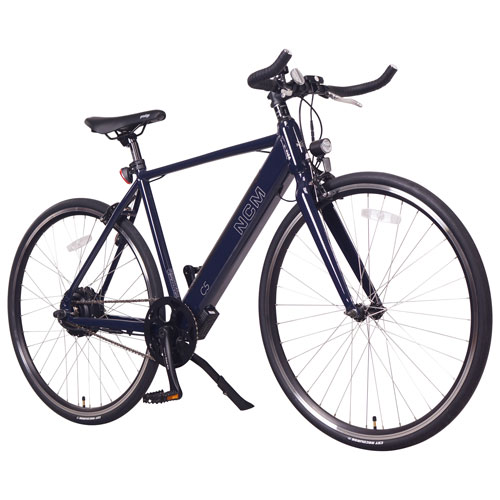 NCM C5 Electric City Bike (350W Motor / Up to 80km Range / 32km/h Top Speed) - Medium - Blue