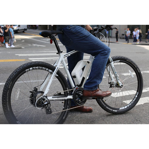 NCM Prague Electric Off-Road Bike (350W Motor / Up to 100km Range / 32km/h Top Speed) - Matte White