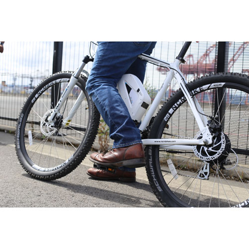 NCM Prague Electric Off-Road Bike (350W Motor / Up to 100km Range / 32km/h Top Speed) - Matte White