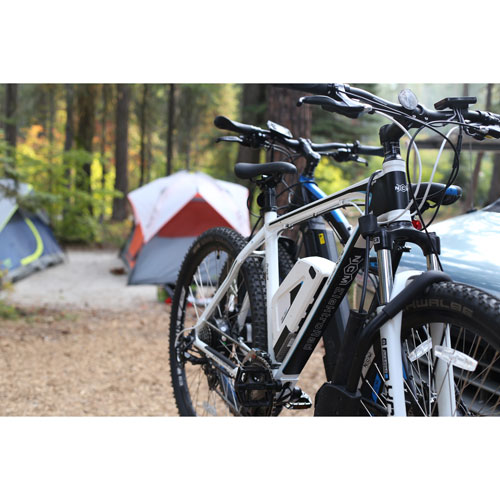 NCM Prague Electric Off-Road Bike (350W Motor / Up to 100km Range / 32km/h Top Speed) - Matte White