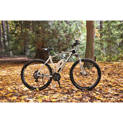 NCM Prague Electric Off-Road Bike (350W Motor / Up to 100km Range / 32km/h Top Speed) - Matte White