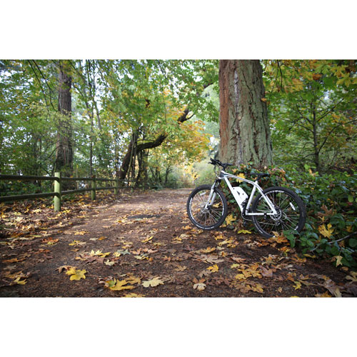 NCM Prague Electric Off-Road Bike (350W Motor / Up to 100km Range / 32km/h Top Speed) - Matte White