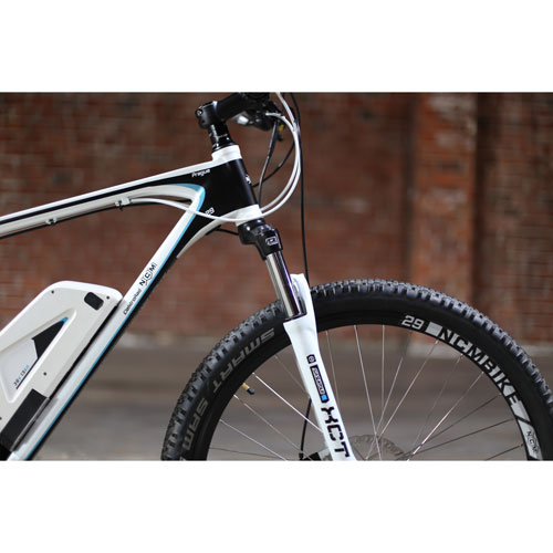 NCM Prague Electric Off-Road Bike (350W Motor / Up to 100km Range / 32km/h Top Speed) - Matte White