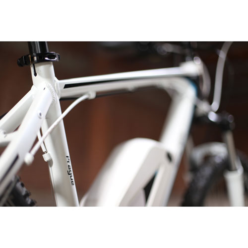 NCM Prague Electric Off-Road Bike (350W Motor / Up to 100km Range / 32km/h Top Speed) - Matte White