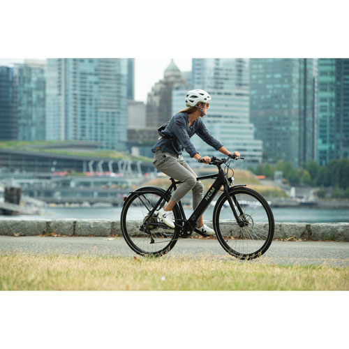 NCM C7 Electric City Bike (350W Motor / Up to 97km Range / 32km/h Top Speed) - Medium - Matte Black