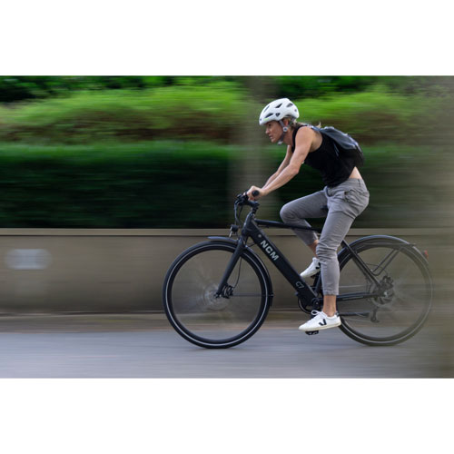 NCM C7 Electric City Bike (350W Motor / Up to 97km Range / 32km/h Top Speed) - Medium - Matte Black