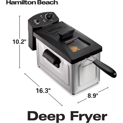 Hamilton Beach 3L Stainless Steel Deep Fryer 35033C