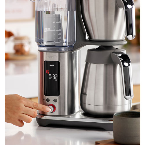 Breville Luxe Thermal Drip Coffee Maker - 12-Cup - Brushed Stainless Steel
