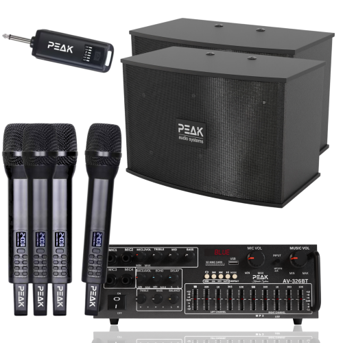 PEAK Karaoke ELITE PRO+ STAGE I Karaoke System - 1200W
