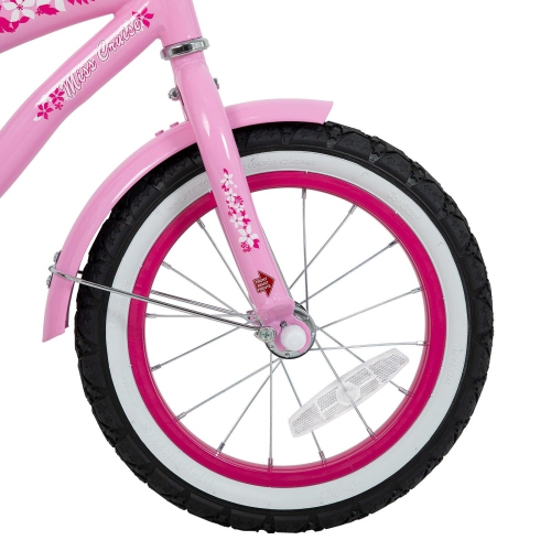 JOYSTAR 16 Inch Girls Bike with Training Wheels for Ages 4-7 Years Old Girls Toddler Bike Beach Cruiser Children Bicycle Light Pink