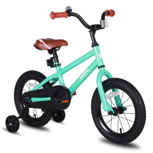JOYSTAR  Totem 14 Inch Children’S Bike for 3-5 Year Toddlers, Boys’ Gift Bicycle With Training Wheels, Bmx Design, 85% Assembled In Green