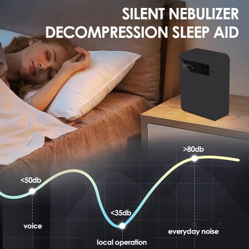 Electric Aroma Diffuser For Hotel Home Air Fresheners Sprayer Smart Scent Machine Automatic Room Fragrance Air Purifier(black)