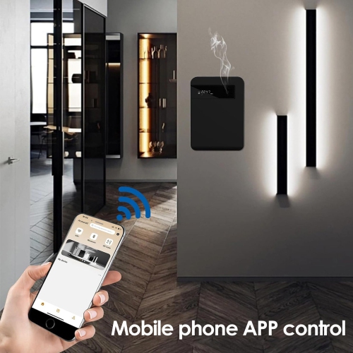 Electric Aroma Diffuser For Hotel Home Air Fresheners Sprayer Smart Scent Machine Automatic Room Fragrance Air Purifier(black)