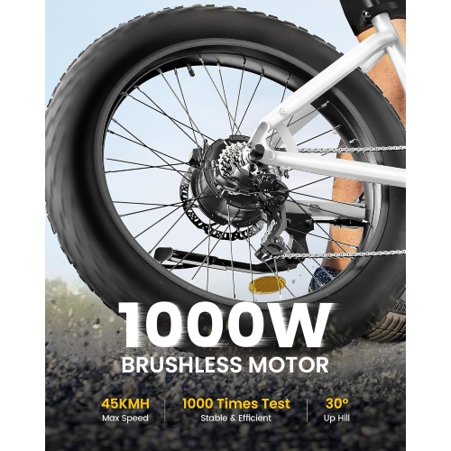 Vélo électrique CycVerve de CYCROWN pour adultes avec porte-bagages et garde-boue - Gris foncé