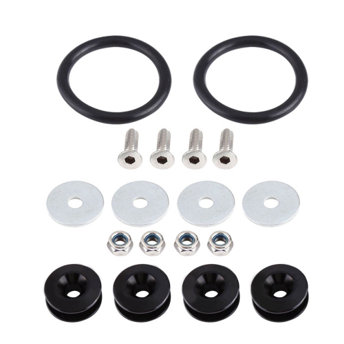 Image 1 of 10.. Car Aluminium Alloy Bumper Washer/Bolt Engine Bay Dress Up Kit Quick Release Fastener