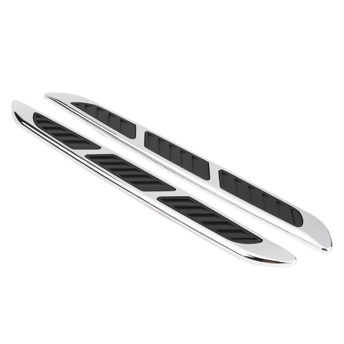 Image 1 of 10.. 2pcs Car Exterior Hood Side Door Air Flow Vent Cover Intake Grille Decorative Trim Sticker