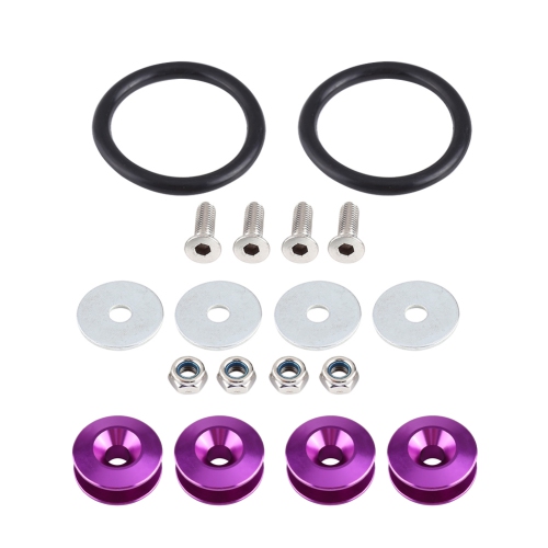 Image 1 of 2.. Car Aluminium Alloy Bumper Washer/Bolt Engine Bay Dress Up Kit Quick Release Fastener