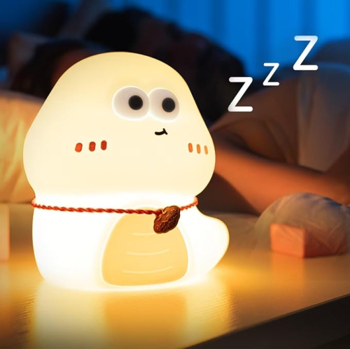 Cute Animal Night Light, Squishy Silicone Snake Nursery Night Lamp for Kids,Kawaii Bedside Nightlight with Nightlights as Gifts and Room Decor