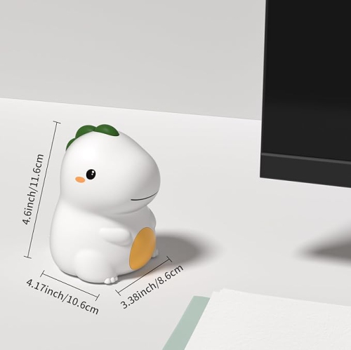 Dinosaur Nursery Night Lights - Dino Night Lamp, Ambient Warm Light, Sleeping Companion, Bedroom Bedside Essential for Toddler, Kids, Baby