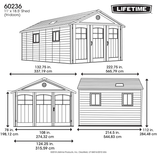 8 Ft. x 5 Ft. Outdoor Storage Shed