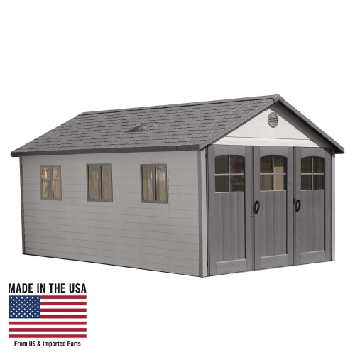 LIFETIME  20 Ft. X 8 Ft. Outdoor Storage Shed Great storage unit