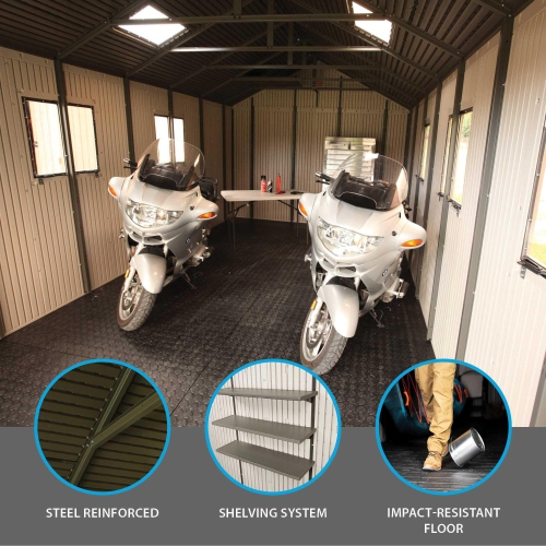 20 Ft. x 8 Ft. Outdoor Storage Shed