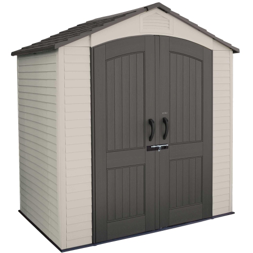 LIFETIME  116 Gallon Outdoor Storage Box Lid In Brown