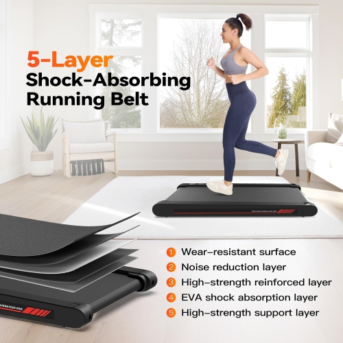 Sperax Walking Vibration Pad, 4 in 1 Treadmill, Walking Treadmill Pad for Home with Remote Control and APP