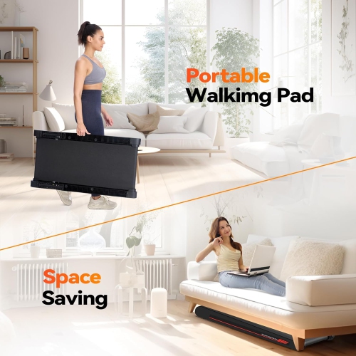 Sperax Walking Vibration Pad, 4 in 1 Treadmill, Walking Treadmill Pad for Home with Remote Control and APP