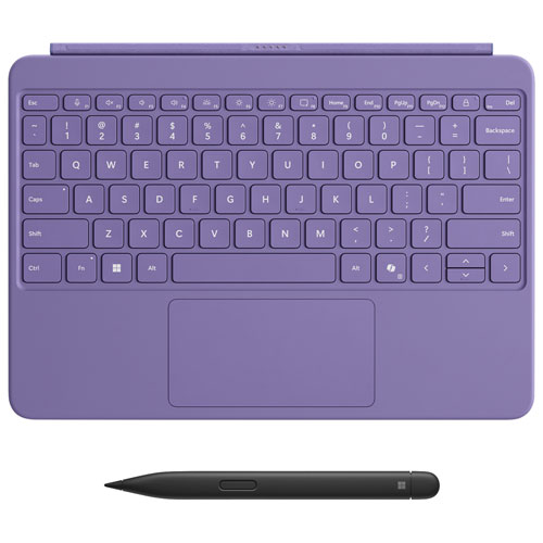 Microsoft Surface Pro 12" Keyboard with Slim Pen - Violet - Bilingual