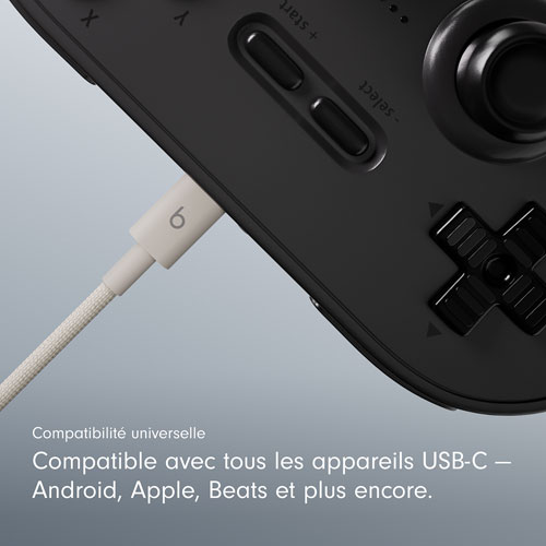 Câble tissé USB-C à USB-C de 1,5 m de Beats By Dr. Dre (MDGD4LL/A) - Gemme éclair