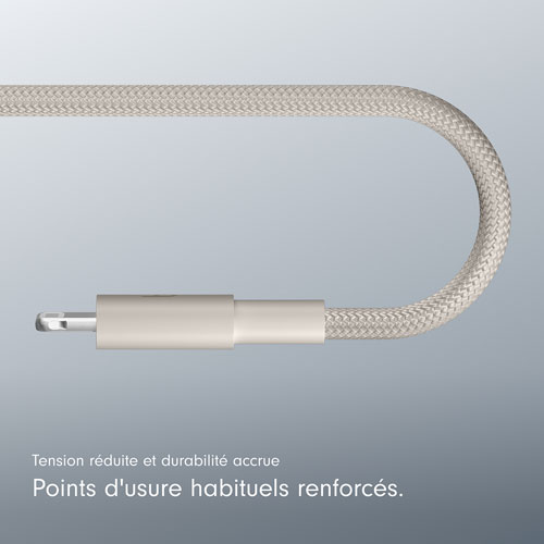 Câble tissé USB-C à Lightning de 1,5 m (4,9 pi) de Beats By Dr. Dre (MDGL4LL/A) - Gemme éclair
