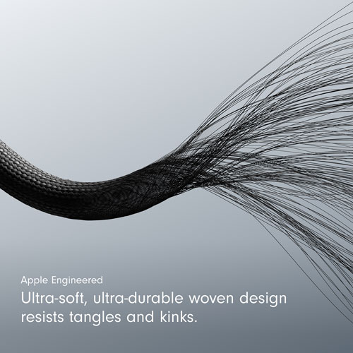 Câble tissé USB-C à USB-C de 0,2 m de Beats By Dr. Dre (MEQ94LL/A) - Noir éclair