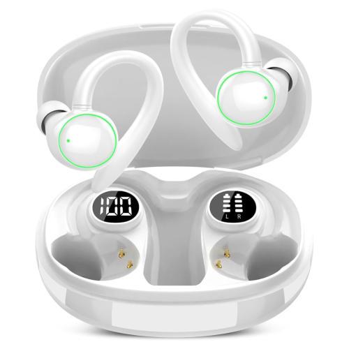 Wireless Earbuds, Bluetooth 5.3 Headphones Sport, Bluetooth Earbuds with Noise Canceling Mic, 48H Stereo Wireless Headphones IP7 Waterproof Ear Buds,