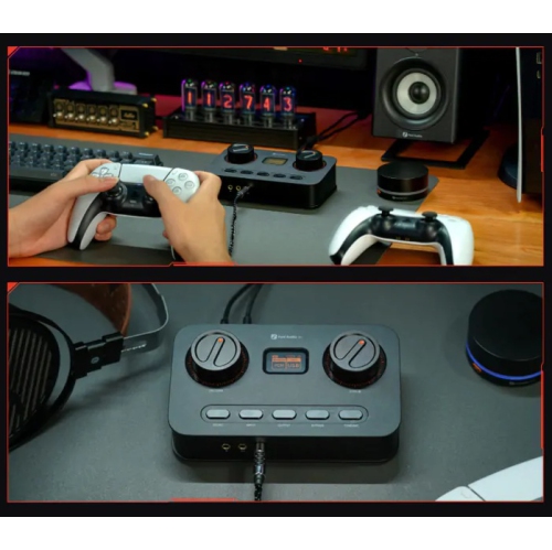 Fosi Audio K7 Gaming HiFi DAC/Headphone Amplifier with Tone Tuning and Balanced Output