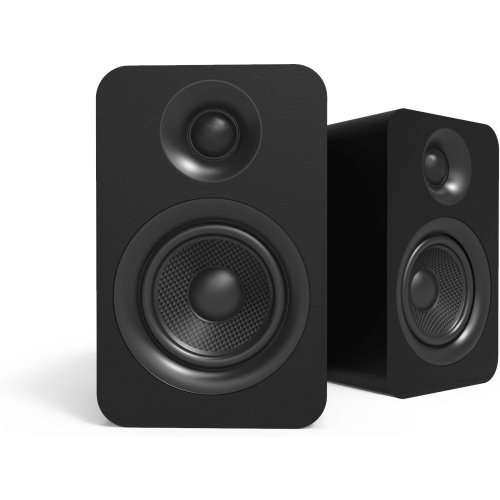 Amplificateur WiiM + haut-parleur graves 4&nbsp;po YUP4 Kanto, haut-parleurs d'étagère sans fil 120&nbsp;W, fil OFC calibre 14 10 pi