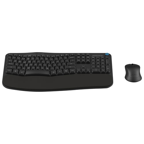 JLab Flow Bluetooth Ergonomic Keyboard & Mouse Combo - English