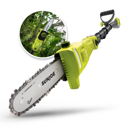 Sun Joe 24-Volt 8-Inch 2-Ah Cordless Telescoping Pole Chainsaw