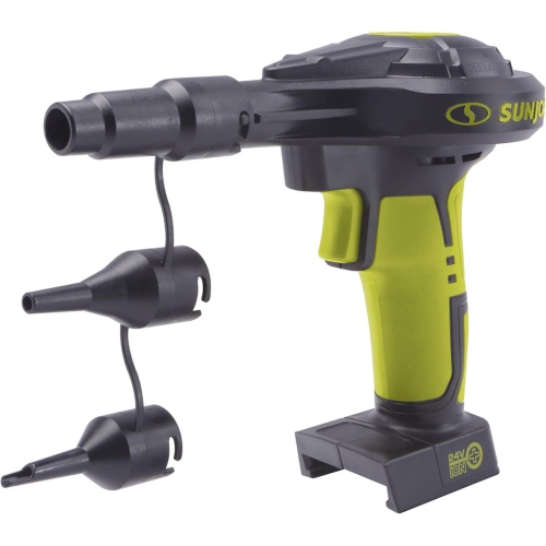 Sun Joe 24-Volt 2.0-Ah Air Joe Pro Cordless Compressor with Nozzle Adapters + Storage Case