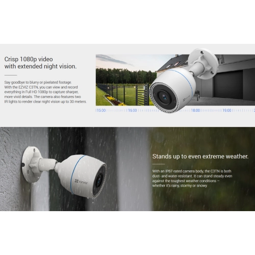 EZVIZ C3TN 1080p Full HD Outdoor WiFi Security Camera